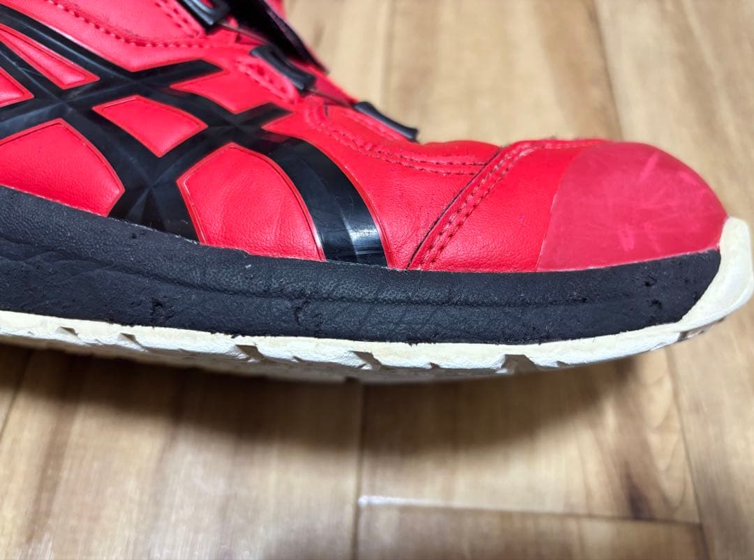 ASICS BOA安全靴 JSAA A 赤
