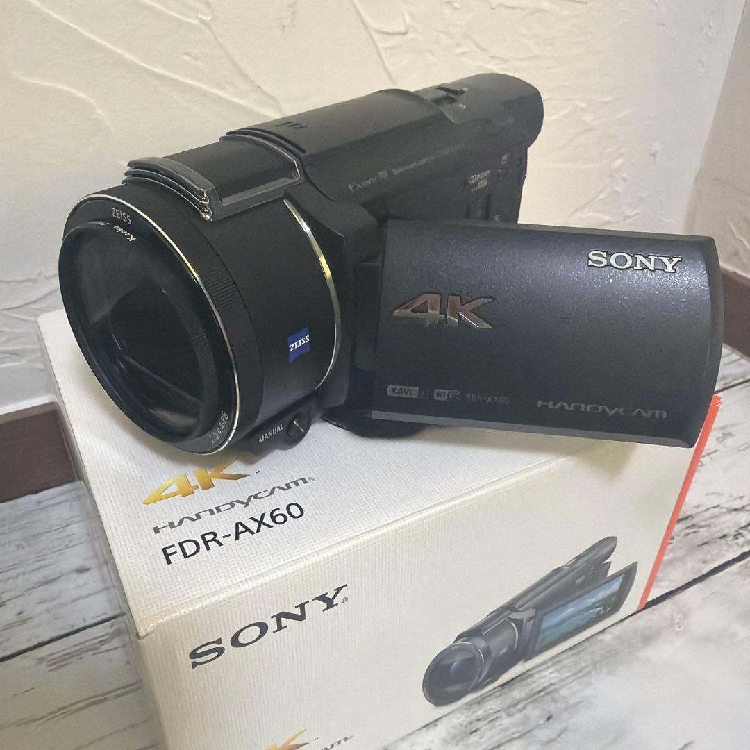 美品☆Sony FDR-AX60 4K ハンディカム　豪華セット☆