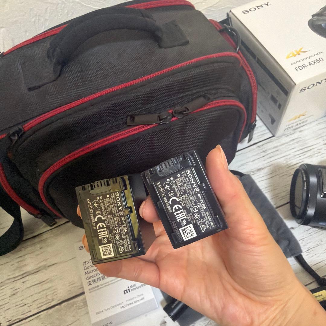 美品☆Sony FDR-AX60 4K ハンディカム　豪華セット☆