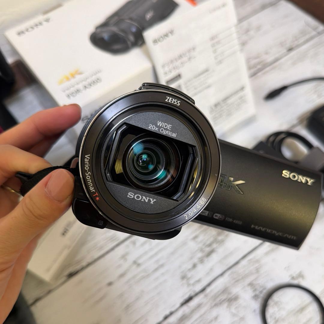美品☆Sony FDR-AX60 4K ハンディカム　豪華セット☆