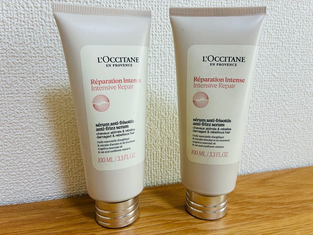 【新品2個セット】ロクシタン インテンシヴリペア ヘアミルクセラム100ml