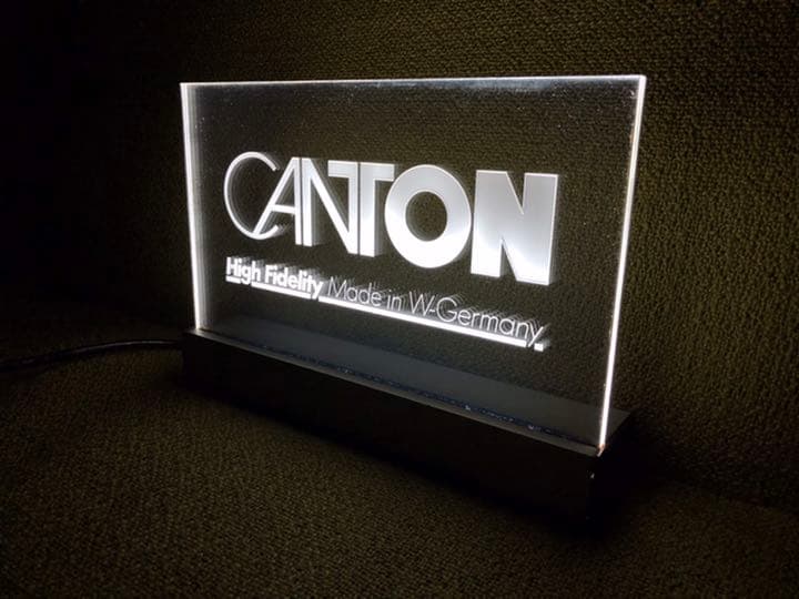 カントン　CANTON 看板　装飾　什器　非売品 スピーカー