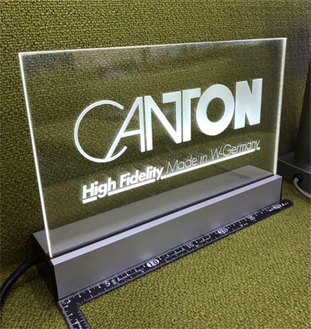カントン　CANTON 看板　装飾　什器　非売品 スピーカー