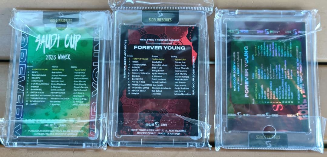 ForeverYoung 　サウジカップ　フォーエバーヤング　カード 3枚組み
