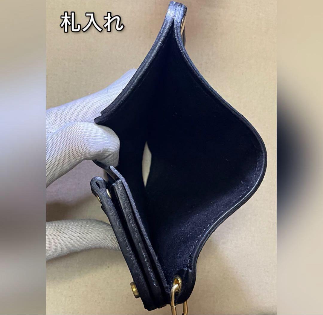 ミドルトラッカーウォレット ギターピックポケット付き ヘビ型押し 姫路レザー