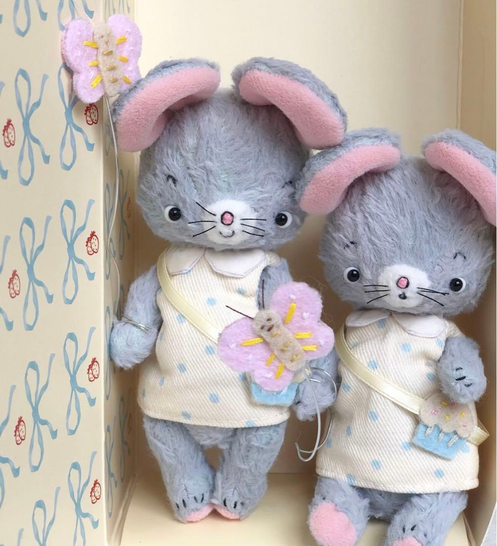 春の仔鼠 アーティストベア 海外作家様 ハンドメイド ぬいぐるみ マウス