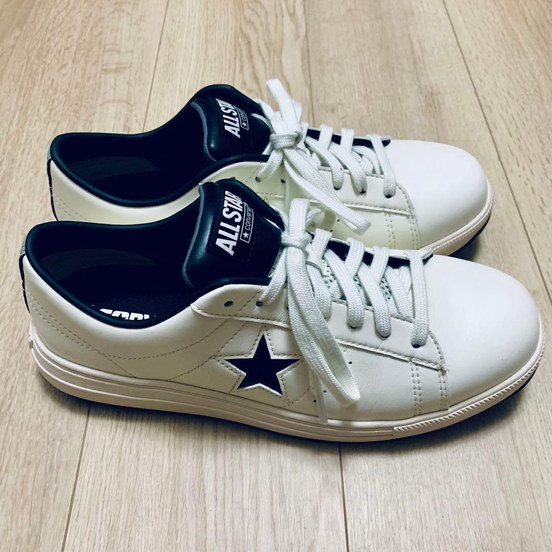 【中古美品】CONVERSE ONE STAR PS ホワイト/ブラック27cm