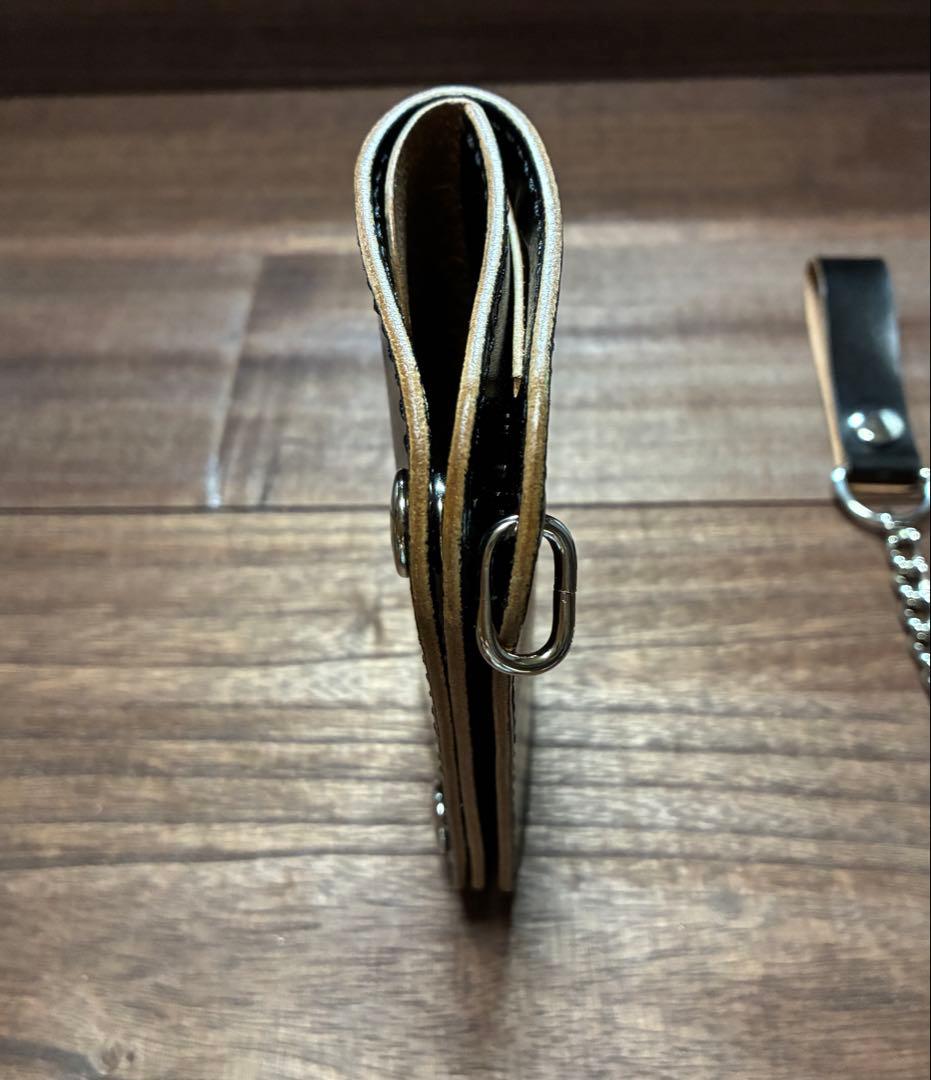 姫路レザー　ミドルトラッカーウォレット