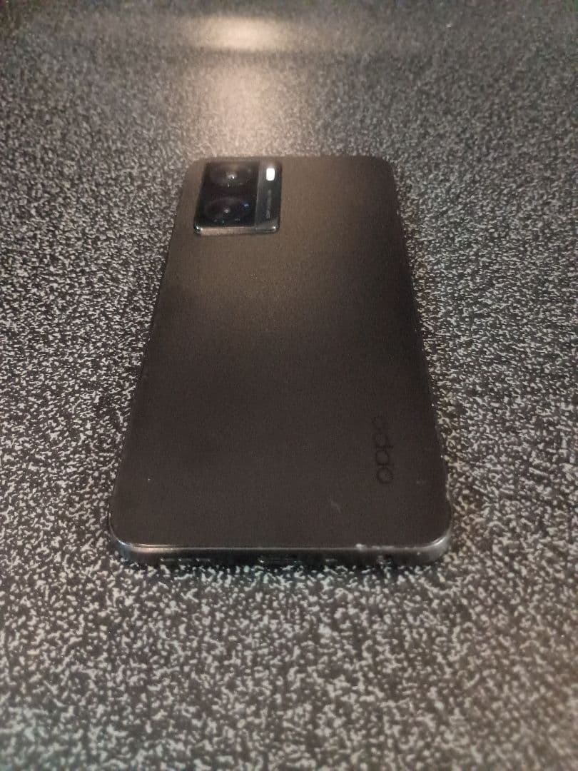 美品OPPO A77 ブラックSIMフリー送料込み！