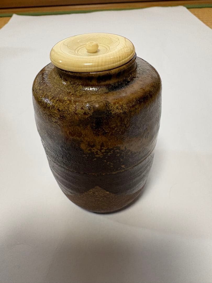 丹波　茶入　陶春作