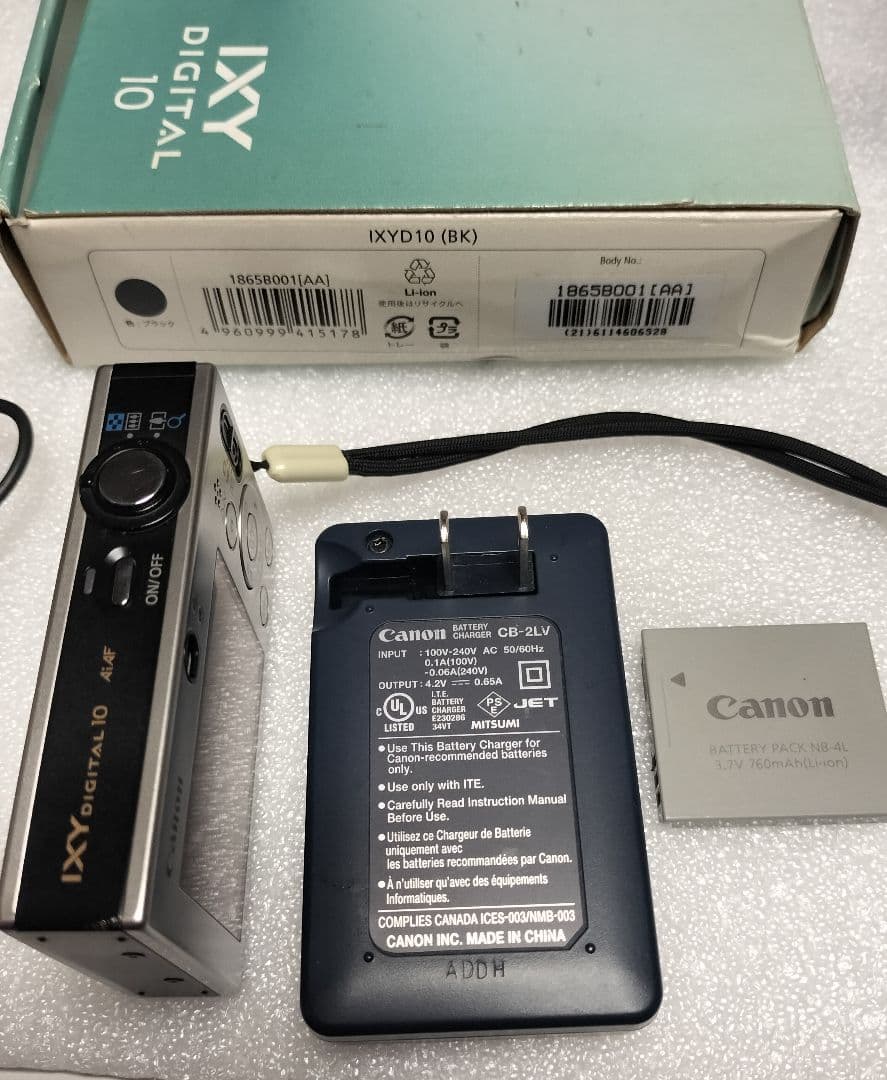 Canon IXY Digital 10 BK コンパクトデジタルカメラ 元箱共