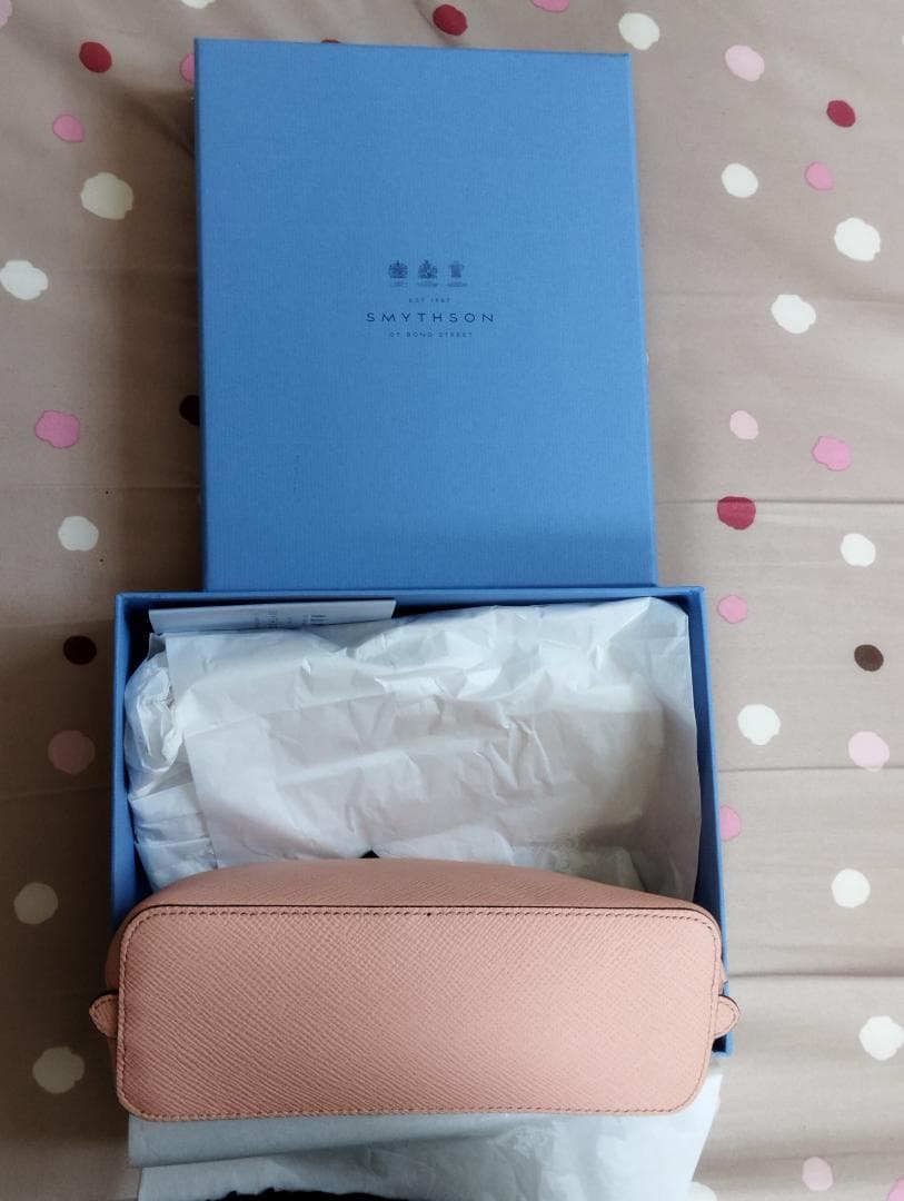 SMYTHSON Panamaレザー コスメチックケース