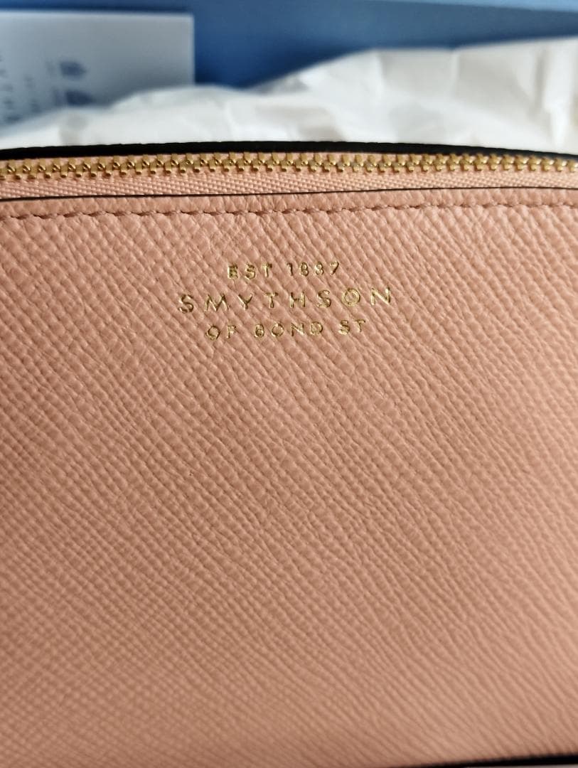 SMYTHSON Panamaレザー コスメチックケース