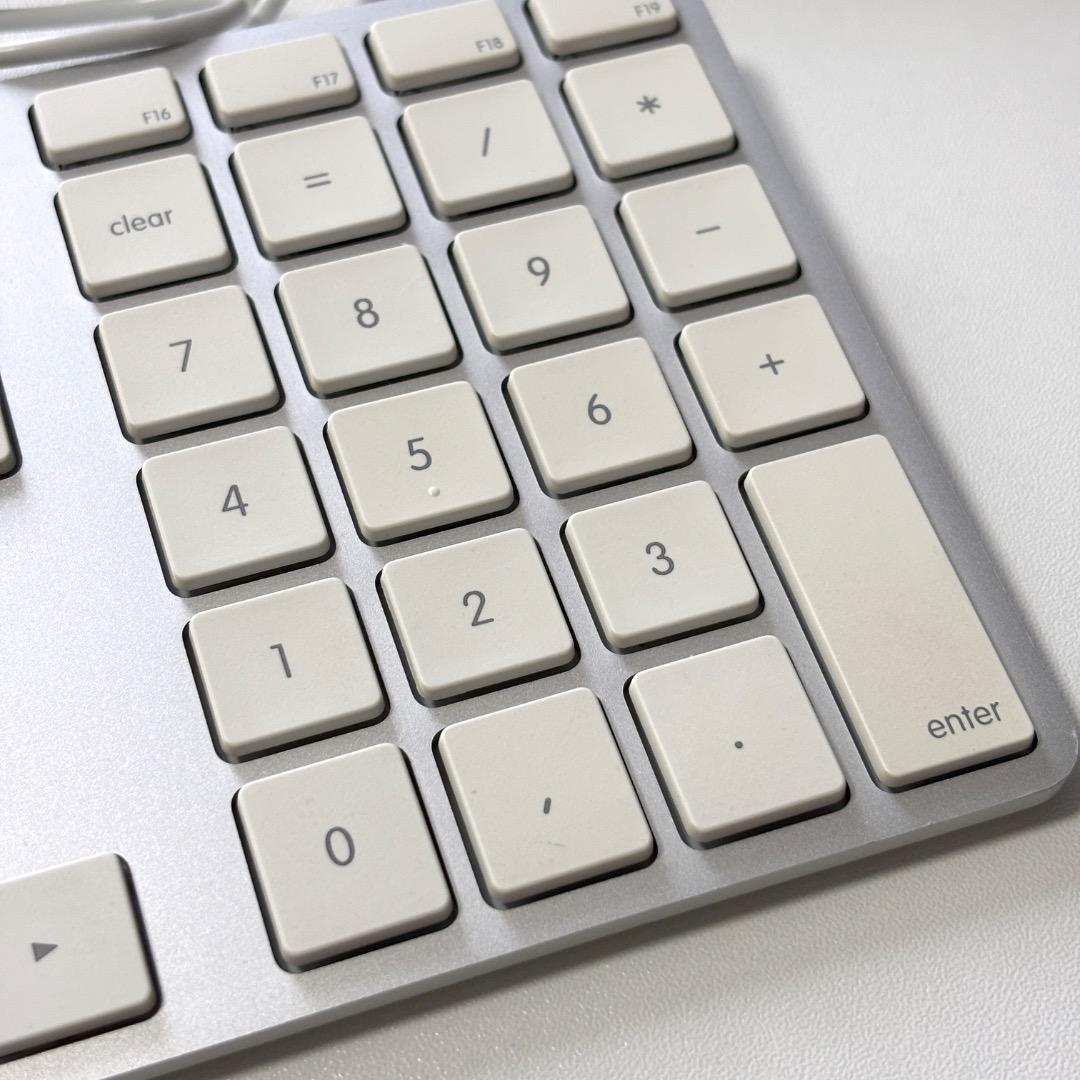 Apple keyboard 純正 MB110J/A USB 日本語 有線