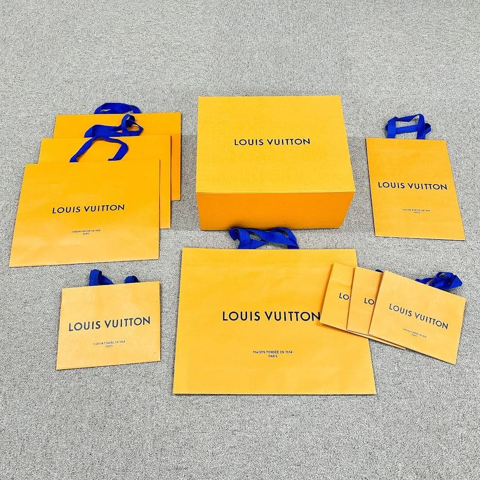 LOUIS VUITTON オレンジ ギフト 箱 ショップ袋 10点 セット ①