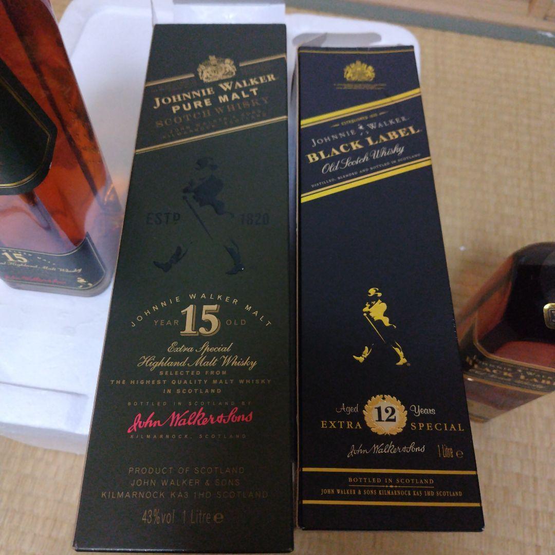 JohnnieWalkerPureMalt15年BlackLabel12年