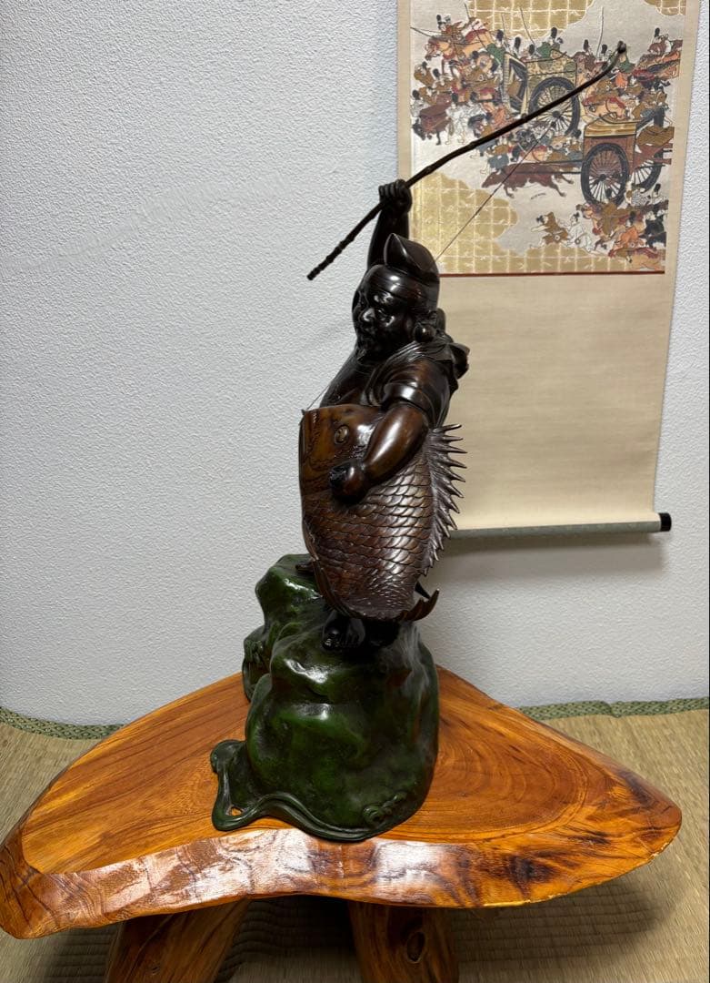恵比寿様 60cm 8.5kg 銅製 置物