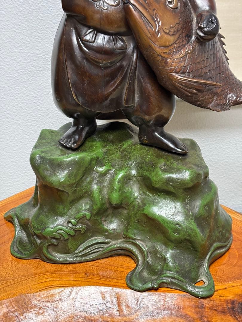 恵比寿様 60cm 8.5kg 銅製 置物