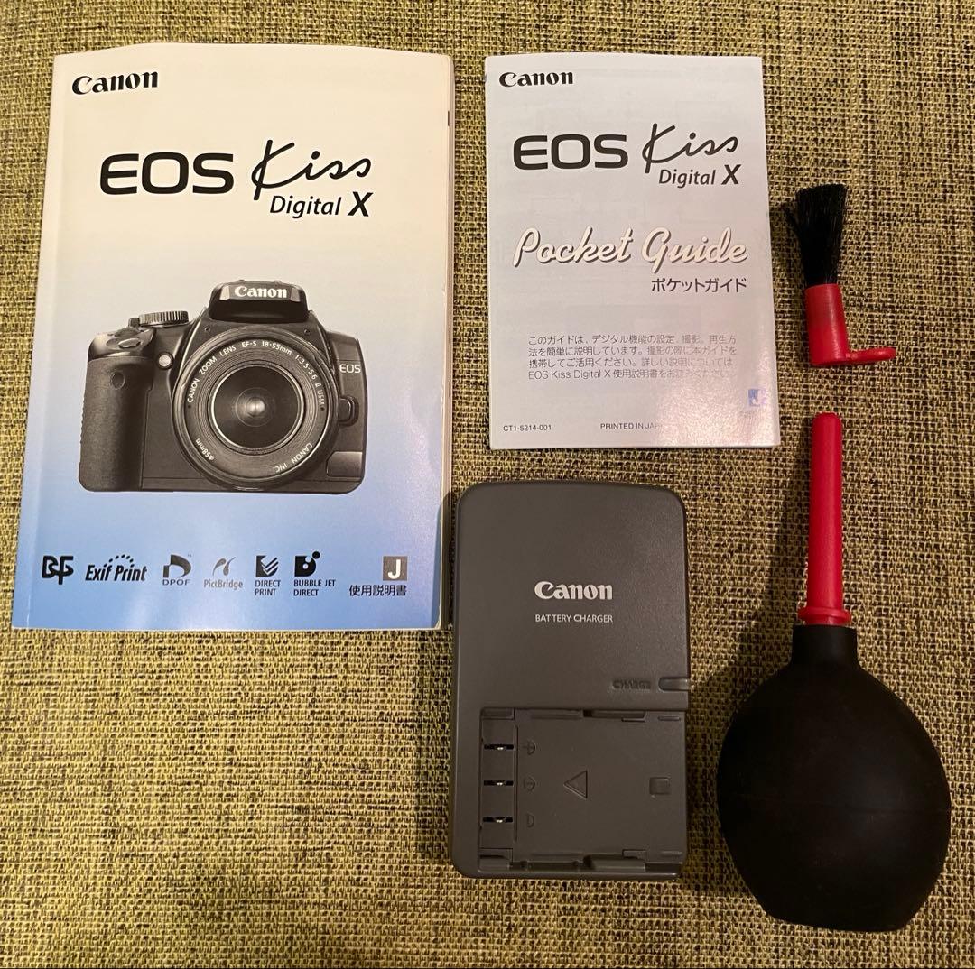 Canon EOS kiss一眼レフカメラ レンズ2本付き