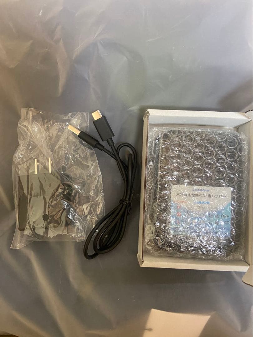 タ*ー様 水冷服 専用バッテリー/充電器付属 ネイビー系 TWCシリーズ