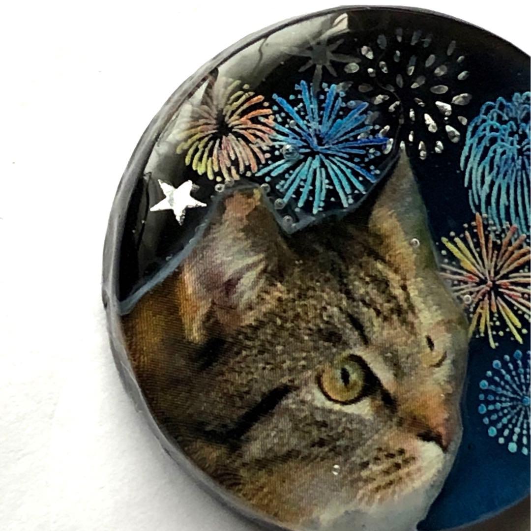 レジンヘアゴム　NO349おすまし猫ちゃん