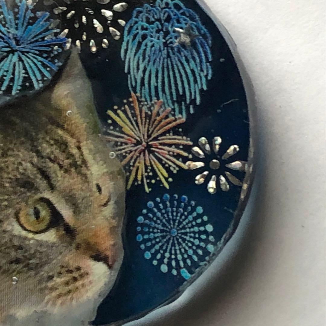 レジンヘアゴム　NO349おすまし猫ちゃん