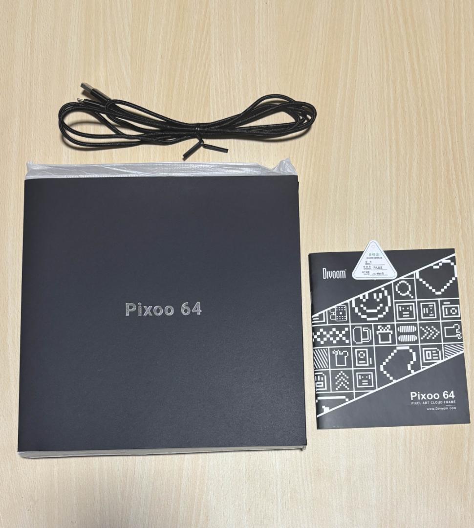 Divoom Pixoo 64　デジタル時計　デジタルフレーム　ピクセルアート