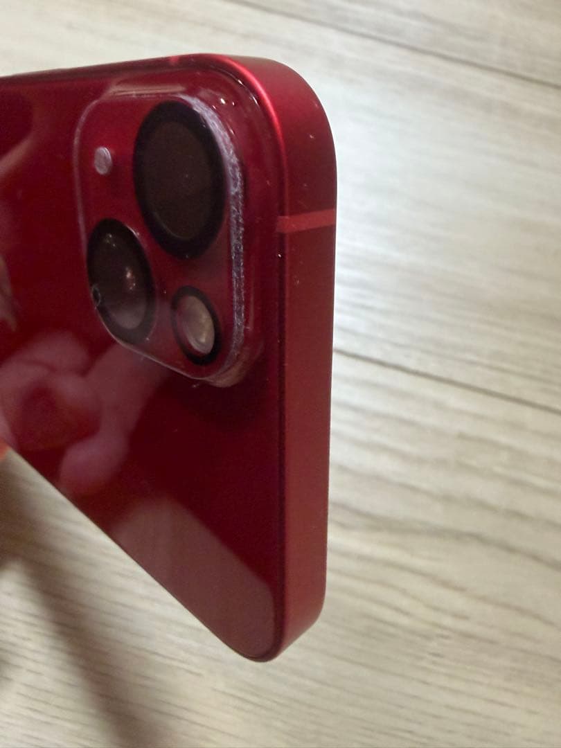 【美品・米国版】iPhone13 256GB レッド（海外版・シャッター音なし）