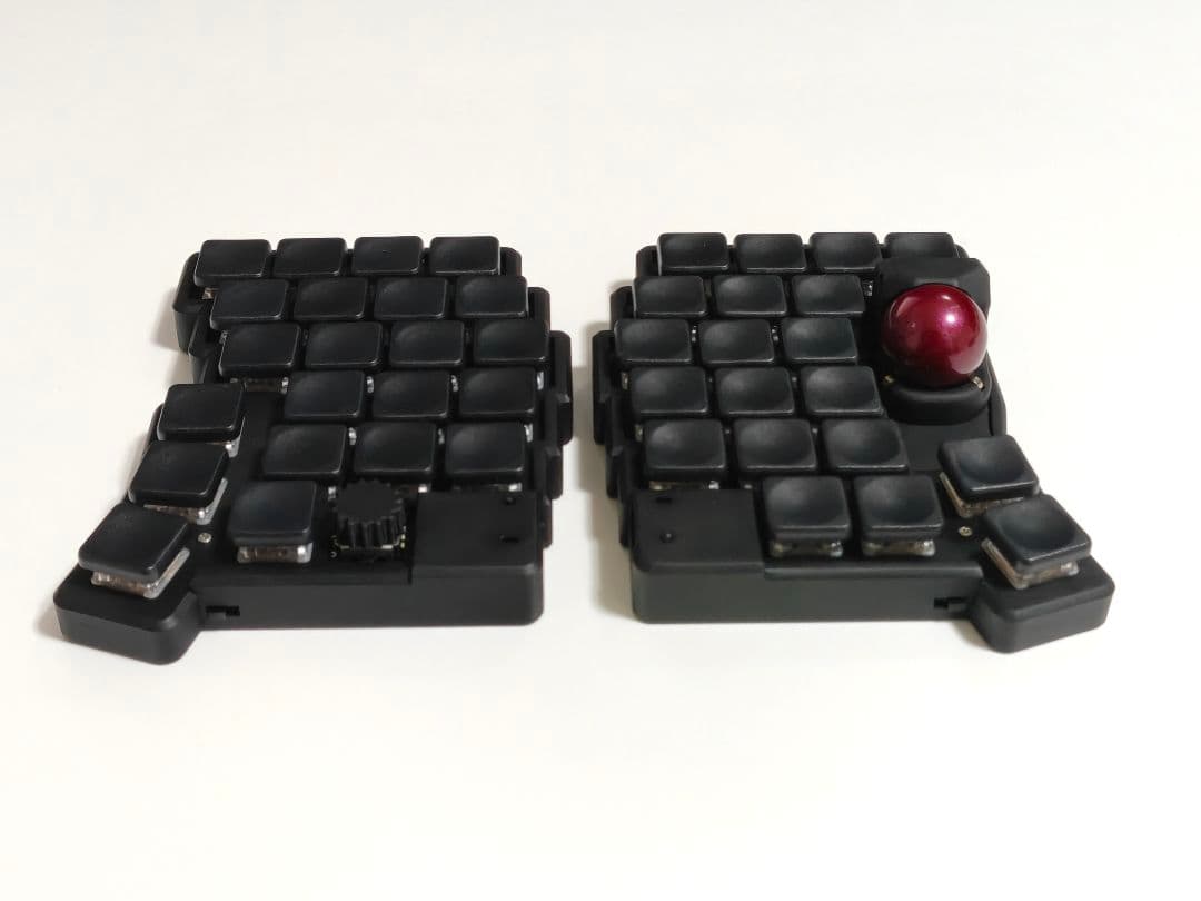 Glove43tb 完成品 低背トラボ ロープロファイル 無線接続 ブラック