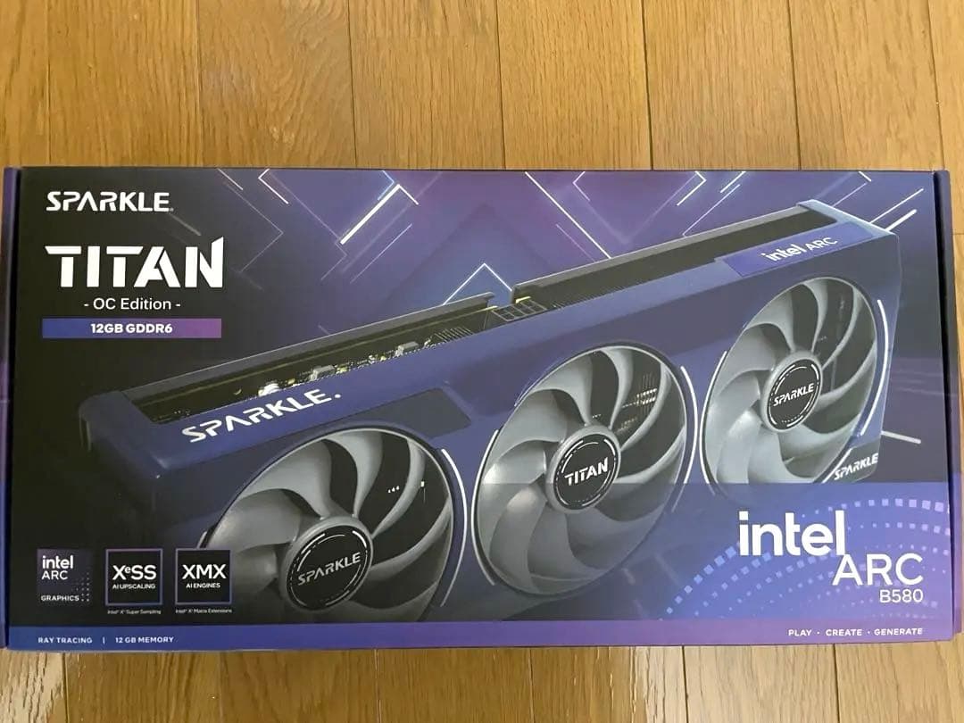 【未使用】SPARKLE Intel Arc B580 12GB