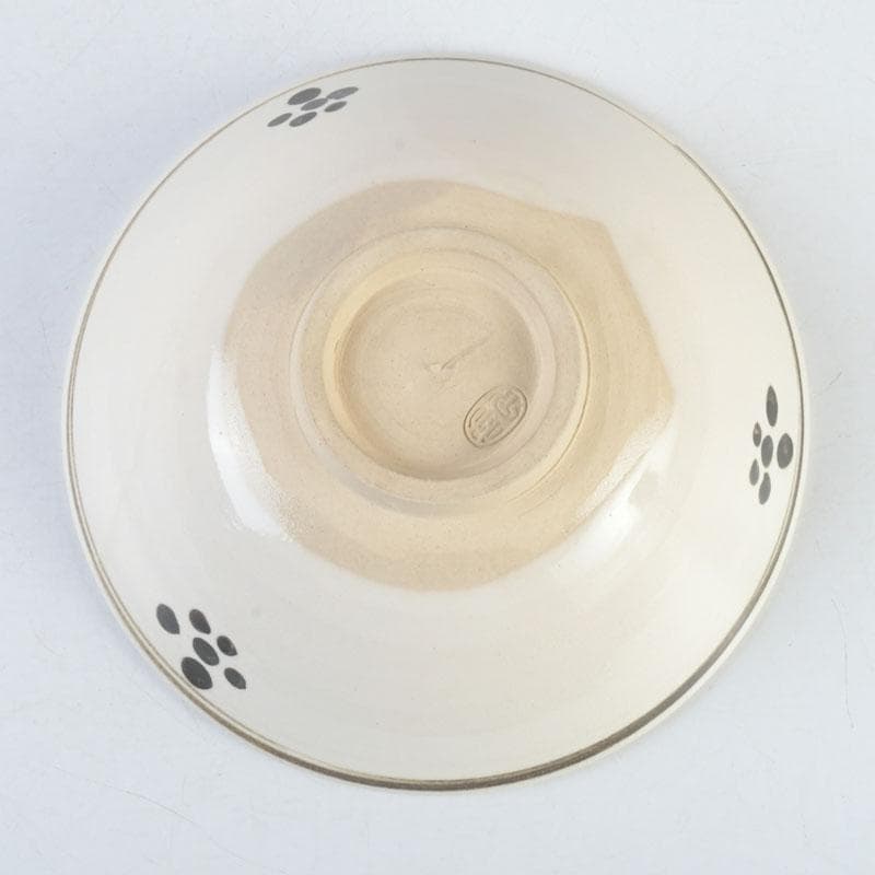 茶道具　平安　三浦竹泉造　絵高麗茶碗　共布共箱　C　A9