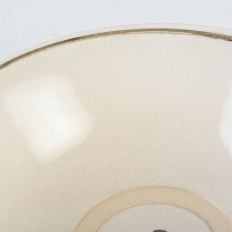 茶道具　平安　三浦竹泉造　絵高麗茶碗　共布共箱　C　A9
