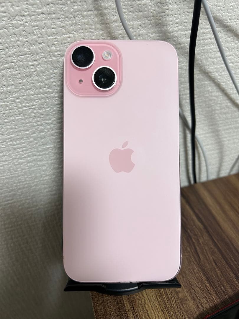 あ*様 値下げ不可【バッテリー100%】iPhone15 ピンク 128GB