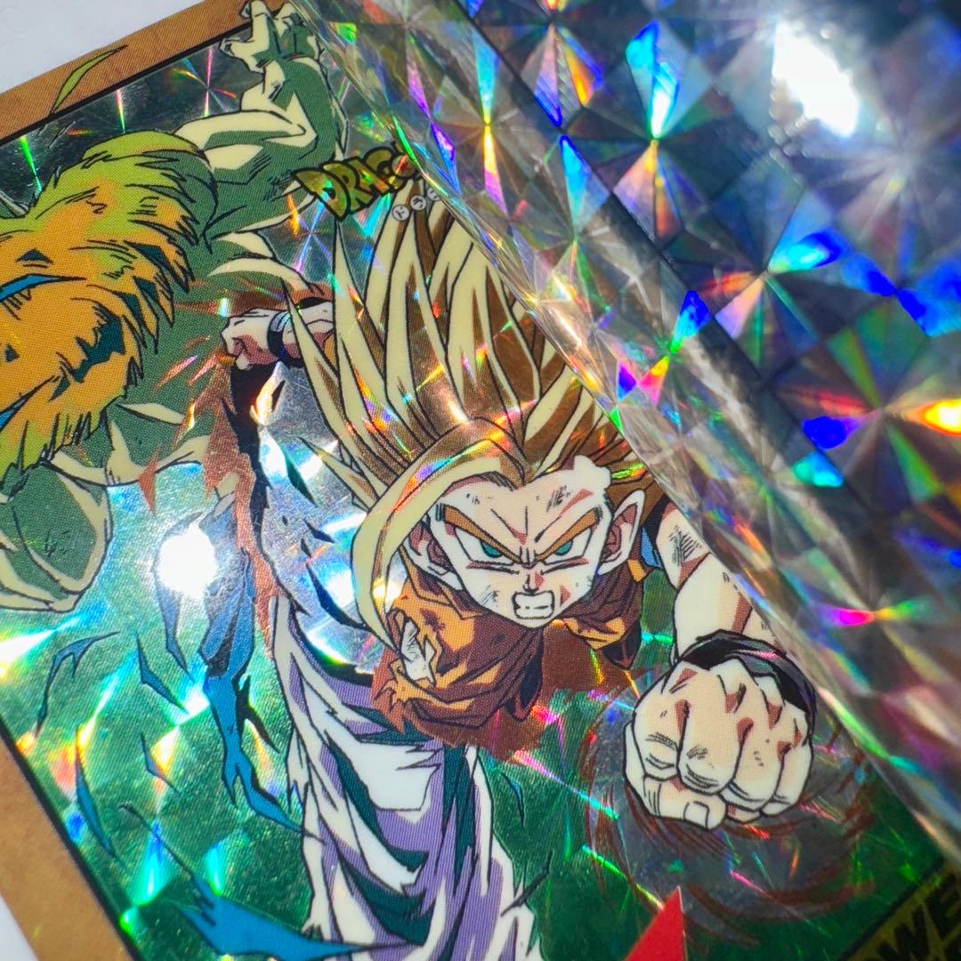 ドラゴンボールカードダス　NO.265 孫悟飯　勝利への閃光！！！　剥がし歴あり
