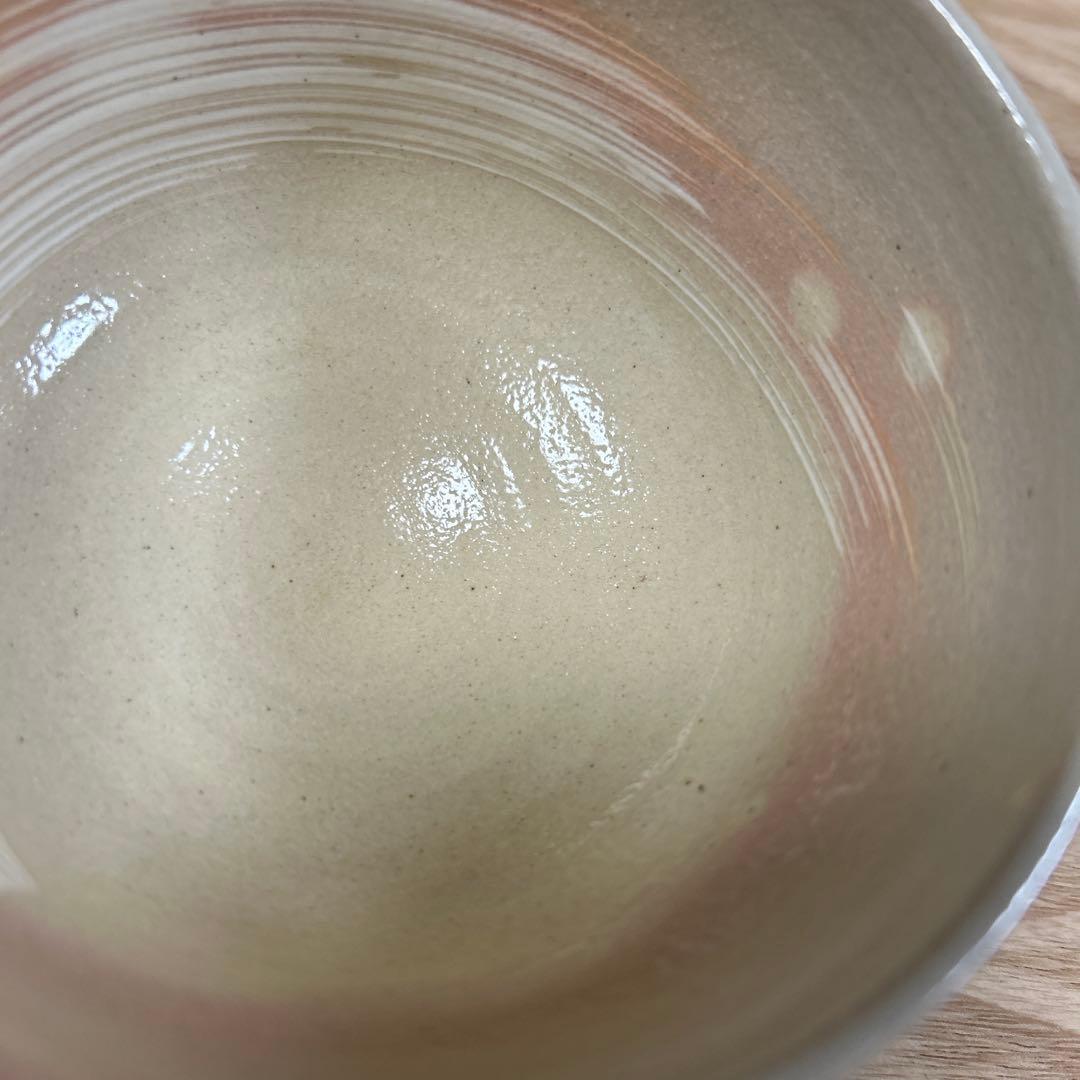 京焼 中山喜白 金彩 色絵 三猿　刷毛目 茶碗 抹茶碗 茶道具　見猿聞か猿言わ猿