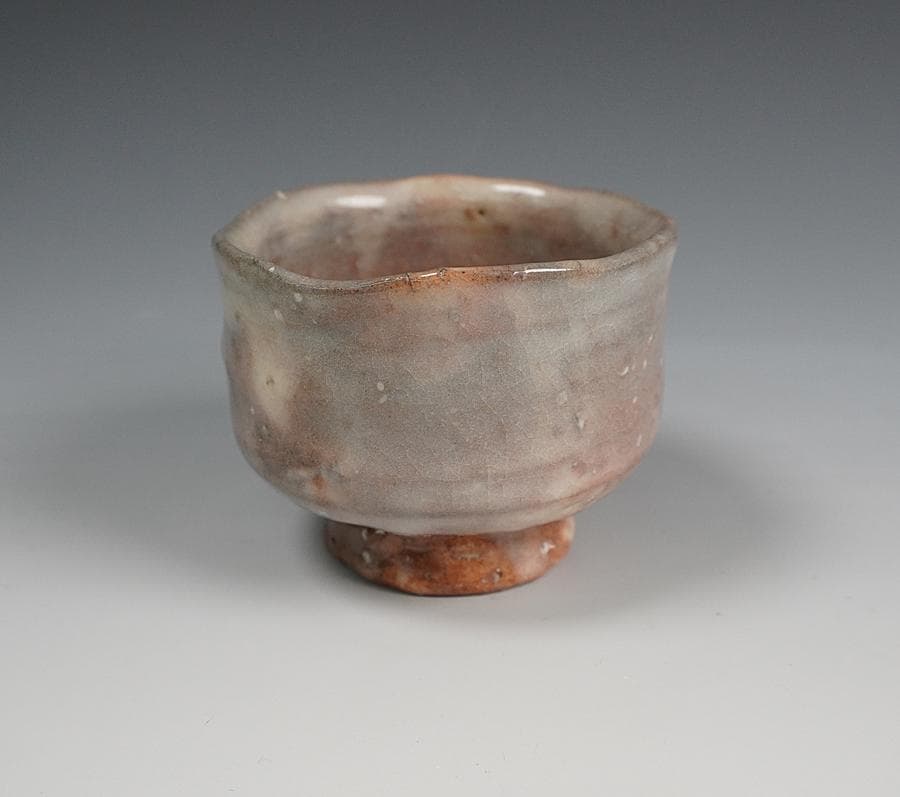玉村登陽 作 萩焼ぐいのみ 盃 共箱 酒器