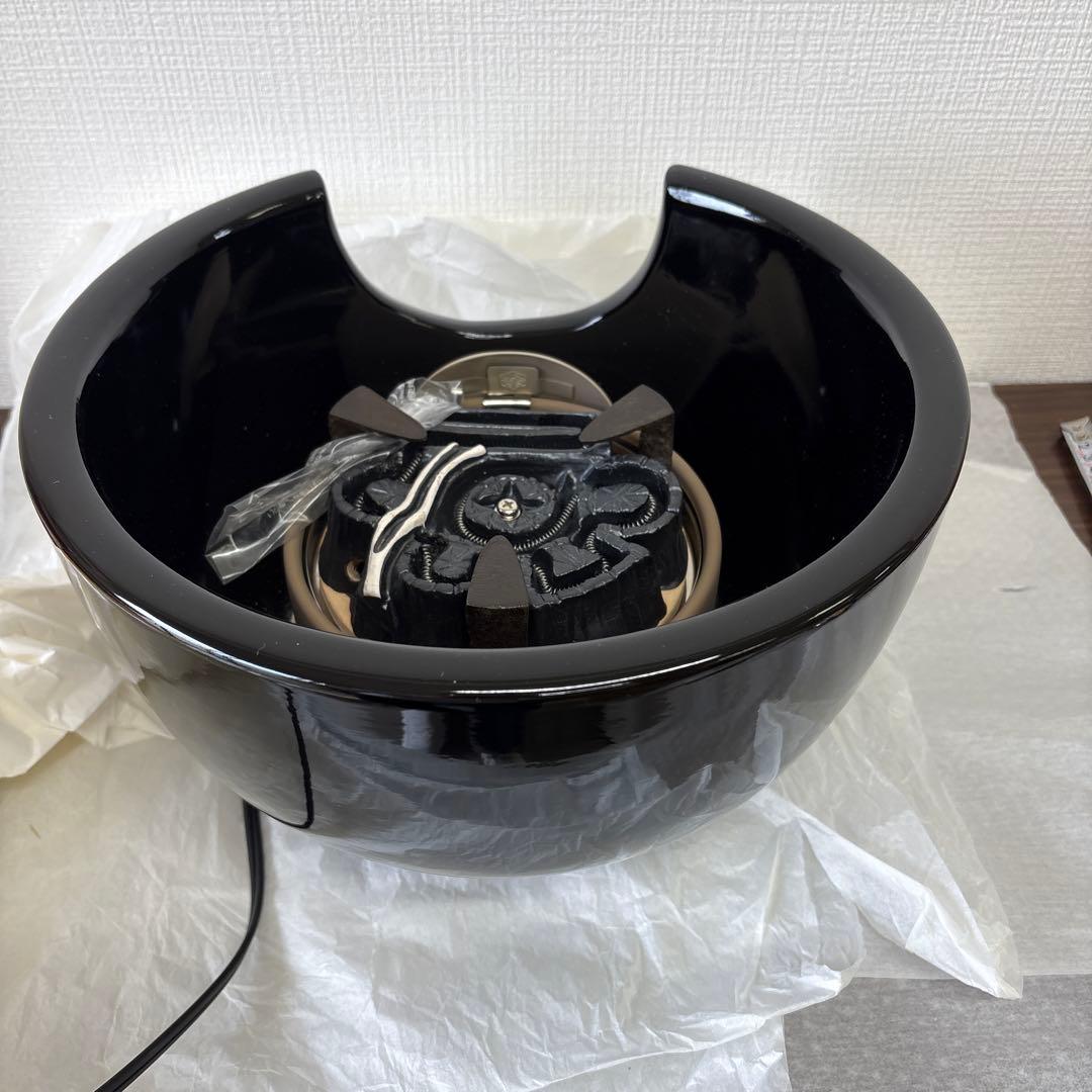 茶道具　風炉型電熱器　真塗　紅鉢型　野々田式
