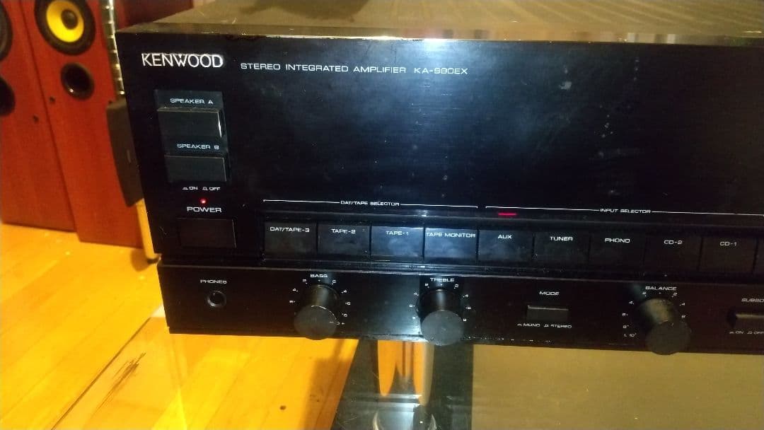 KENWOOD KA-990EX ステレオアンプ 下取り品 外装清掃＆動作確認済