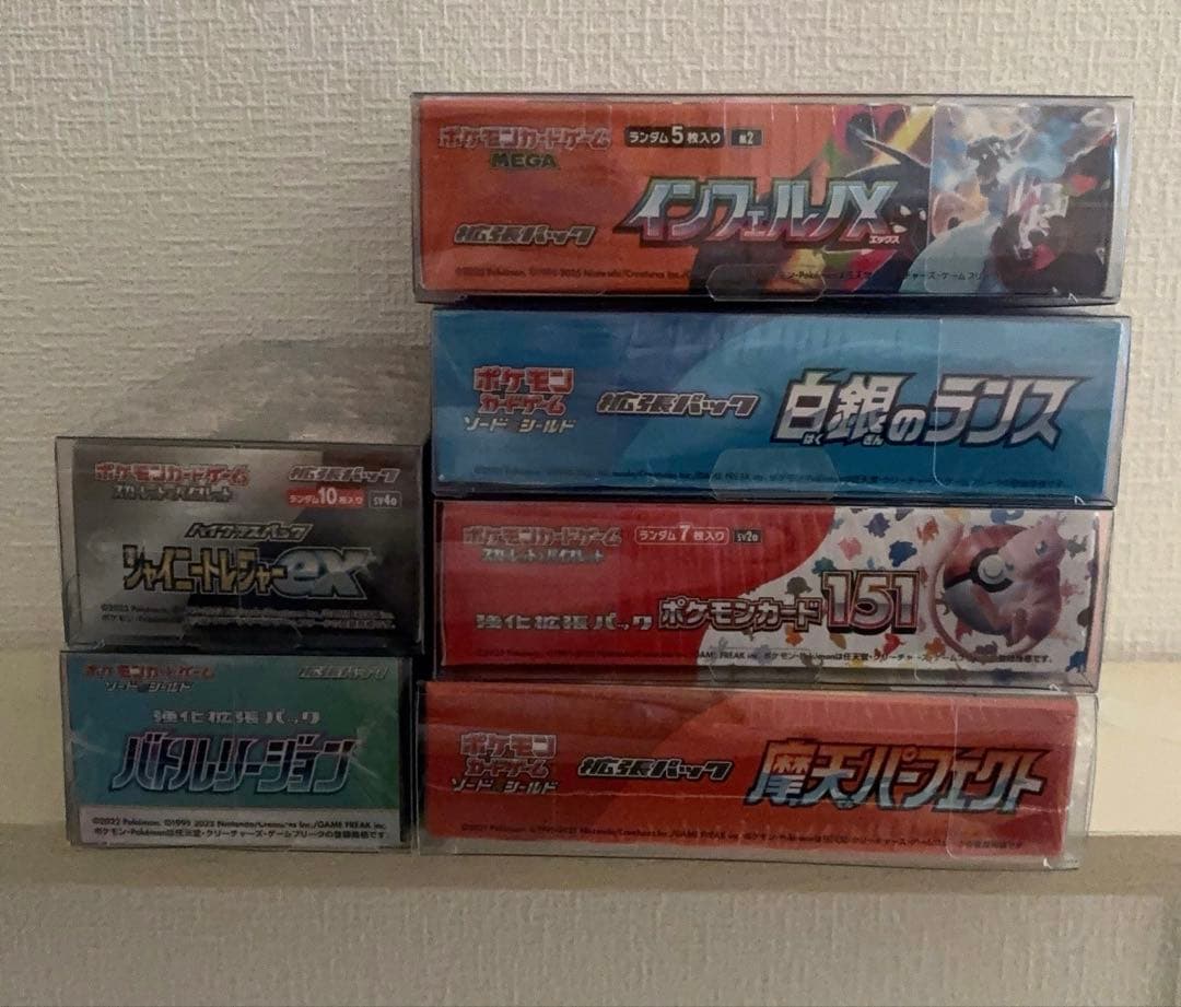 ポケモンカードゲーム　6BOX まとめ売り　シュリンク付
