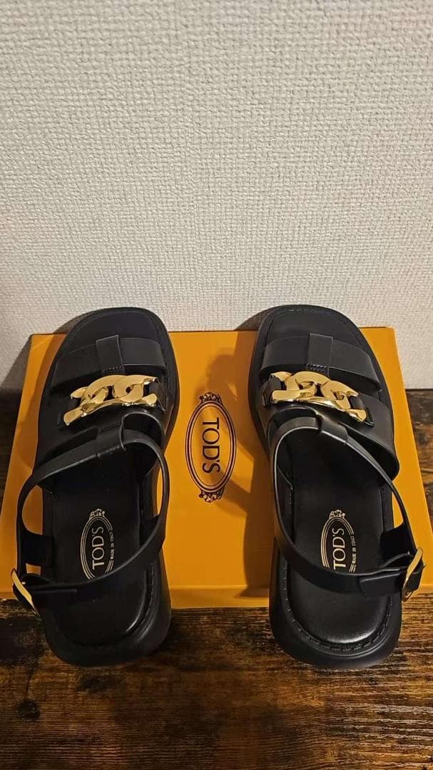 TOD'S トッズ ダブルT サンダルgy
