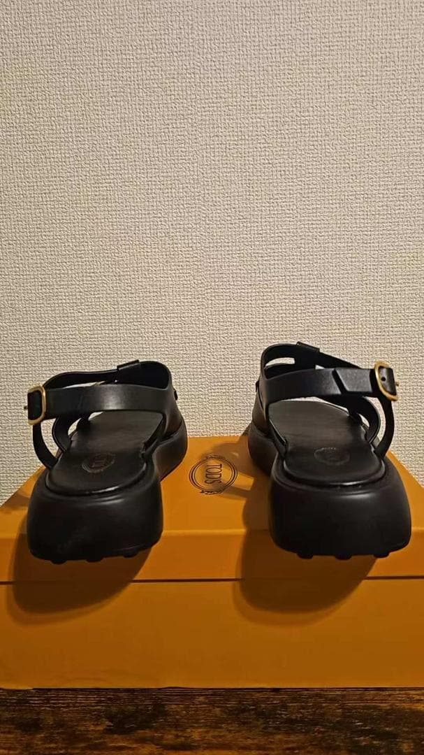 TOD'S トッズ ダブルT サンダルgy