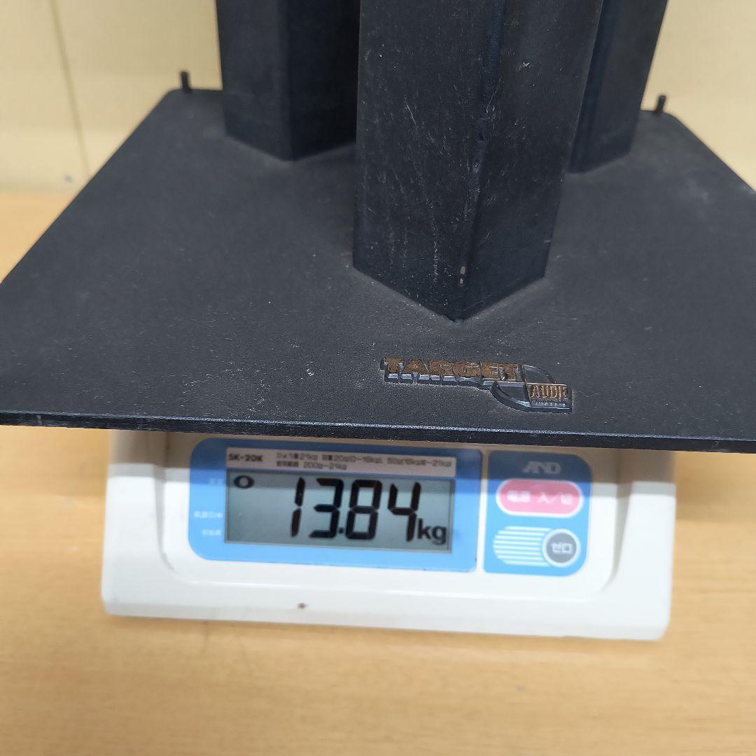 TARGET AUDIO ペア 2台セット スピーカースタンド ブラック 約14