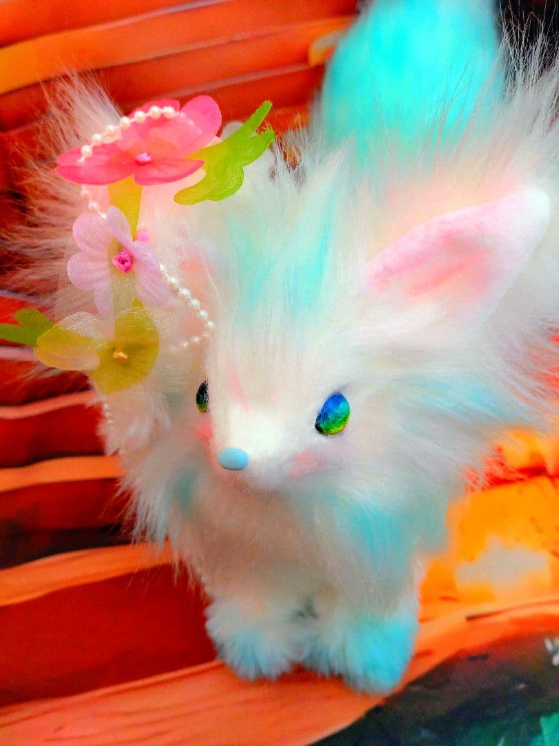 水魔法の狐アートドールartdollハンドメイドぬいぐるみキツネFantasy猫