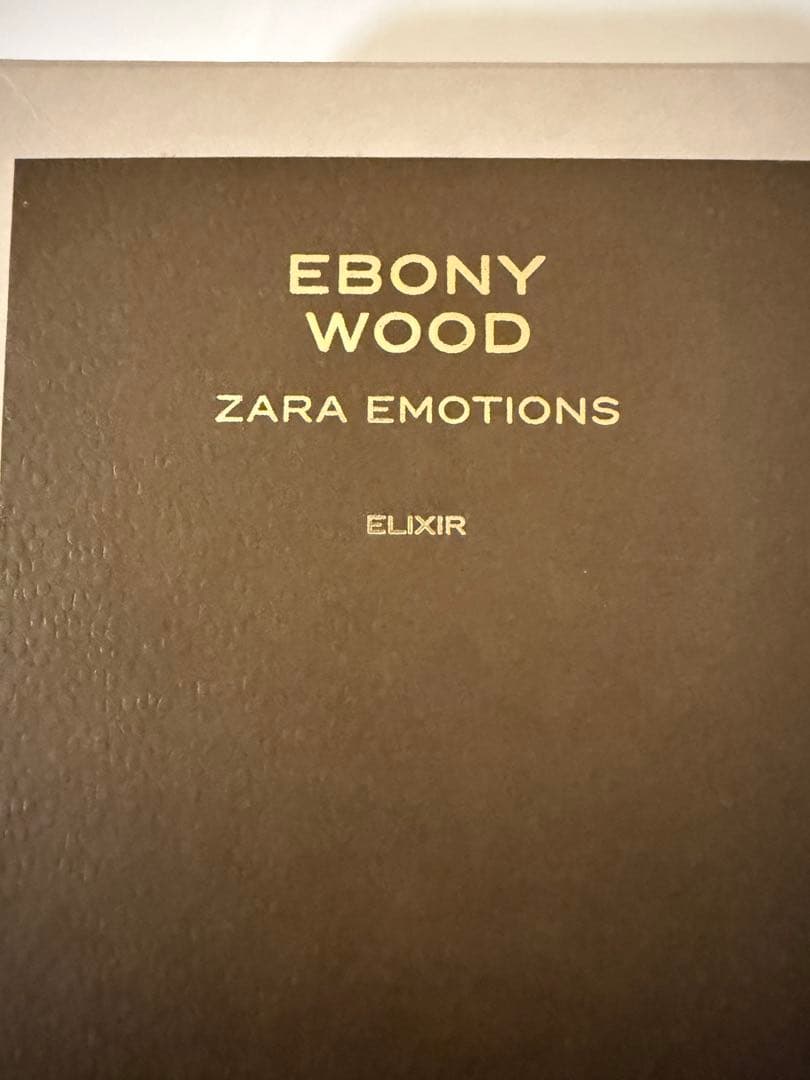 香水(ユニセックス) EBONY WOOD ZARA EMOTIONS ELIXIR 100ml