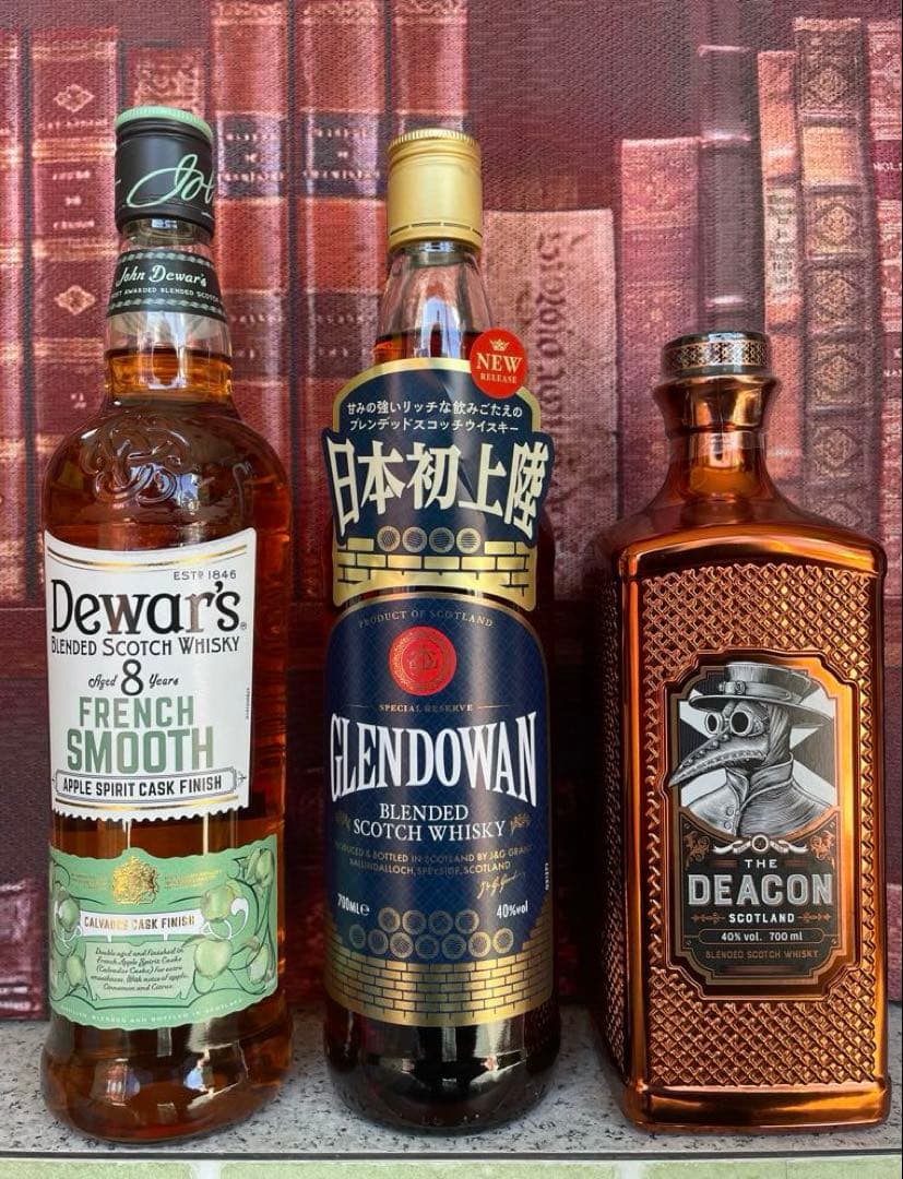 スコッチウイスキー セット Dewar's Glendowan Deacon