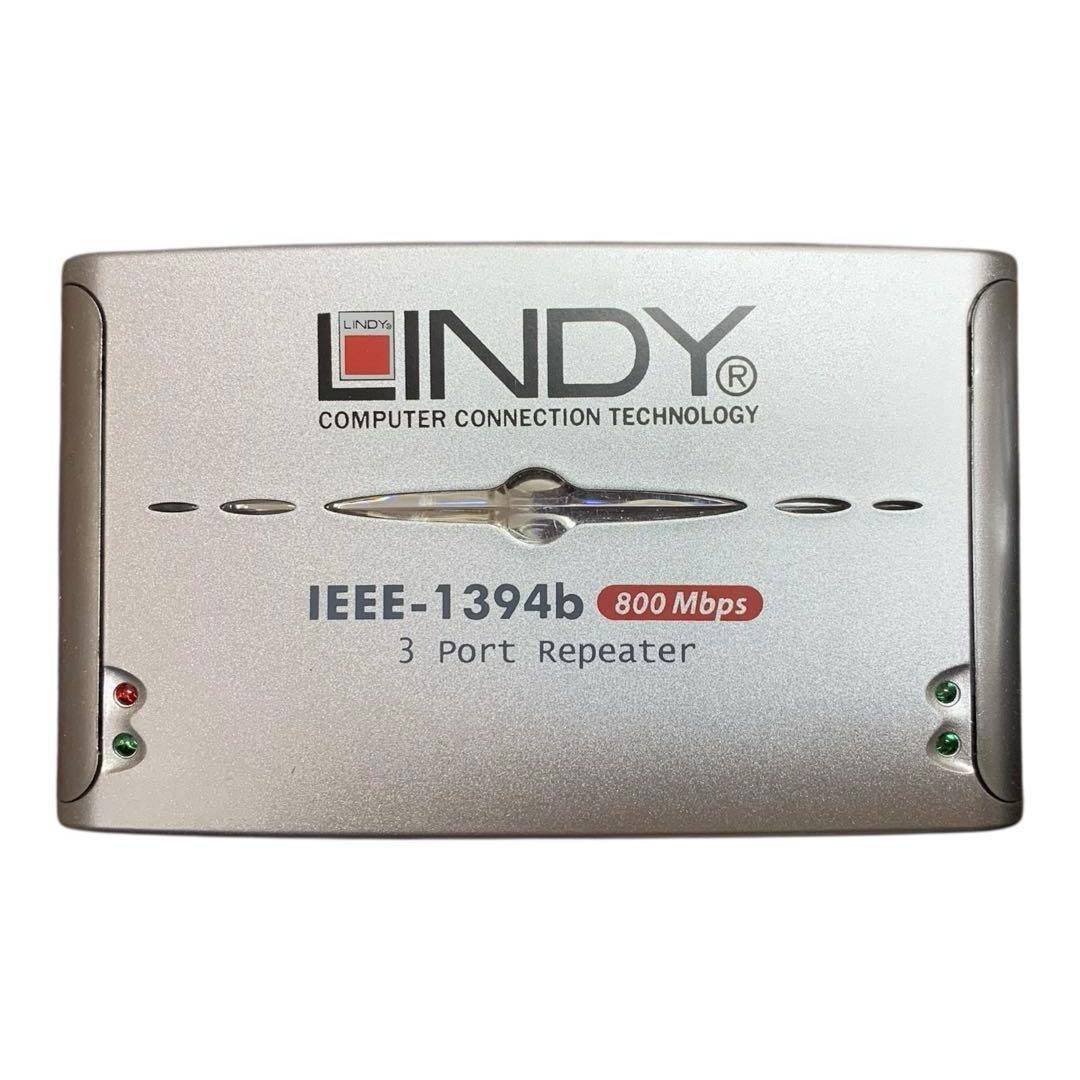 LINDY 3ポートFire Wirdd800 リピーターハブ　型番32911