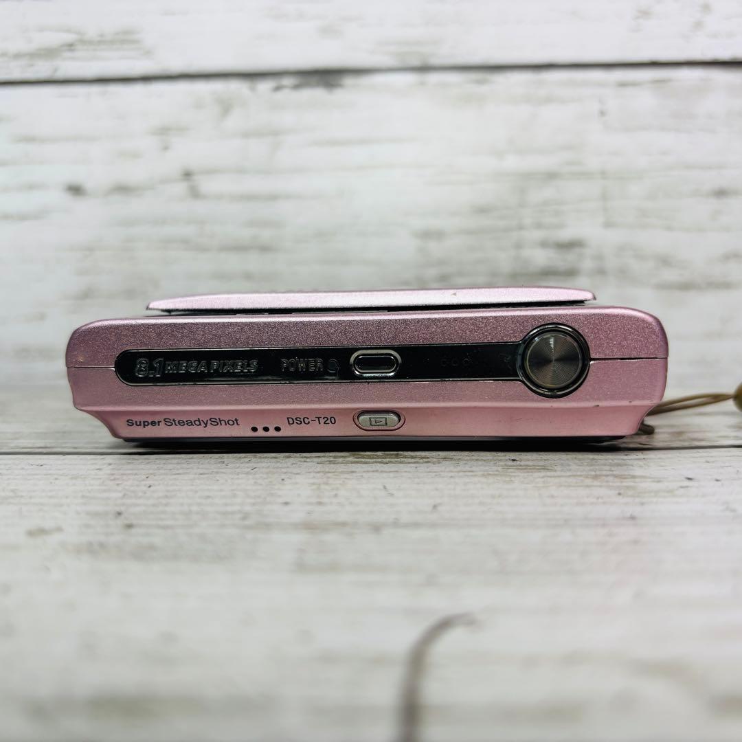 【動作良好】SONYデジタルカメラCyber-shot DSC-T20 ピンク