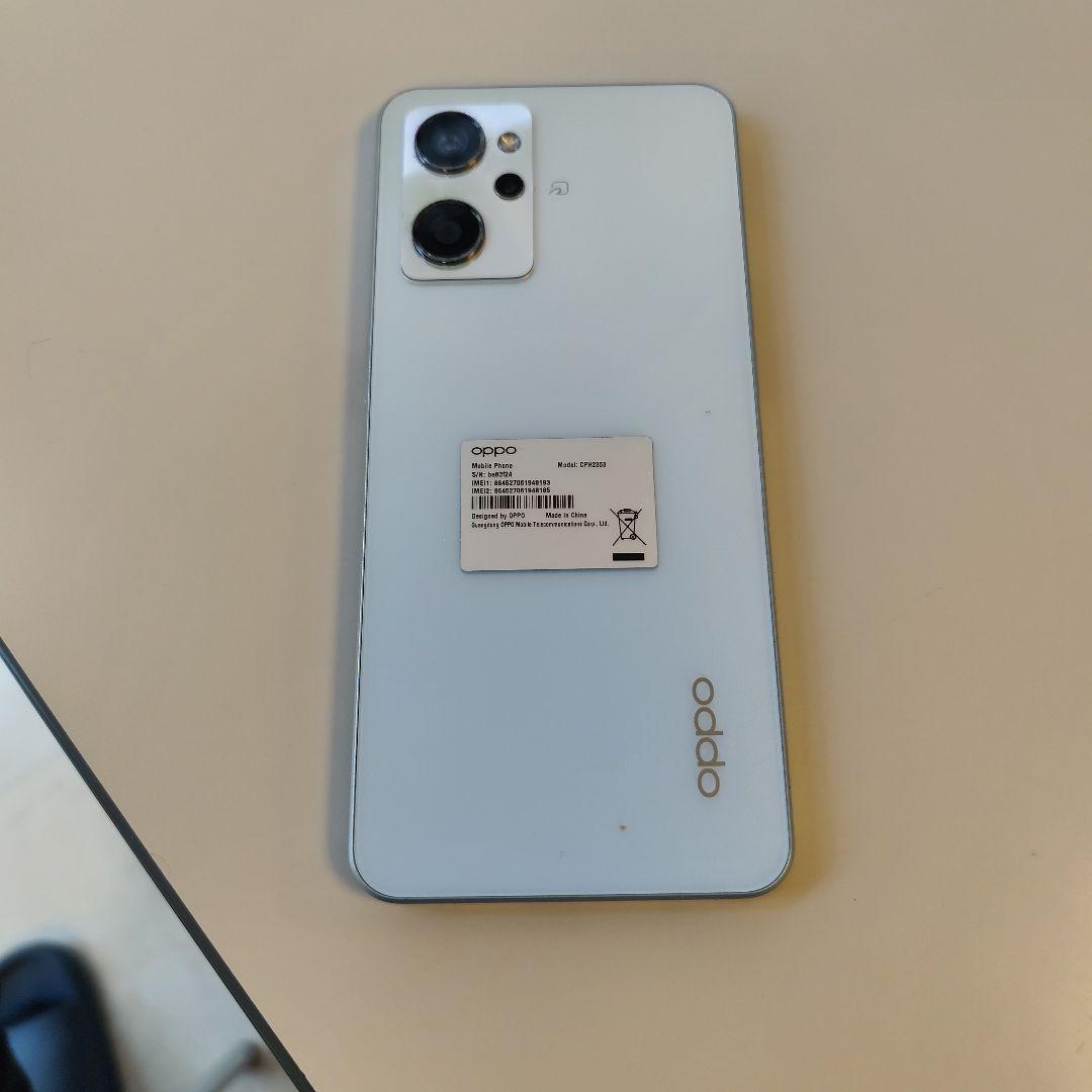 Oppo Reno7a ブルー 中古