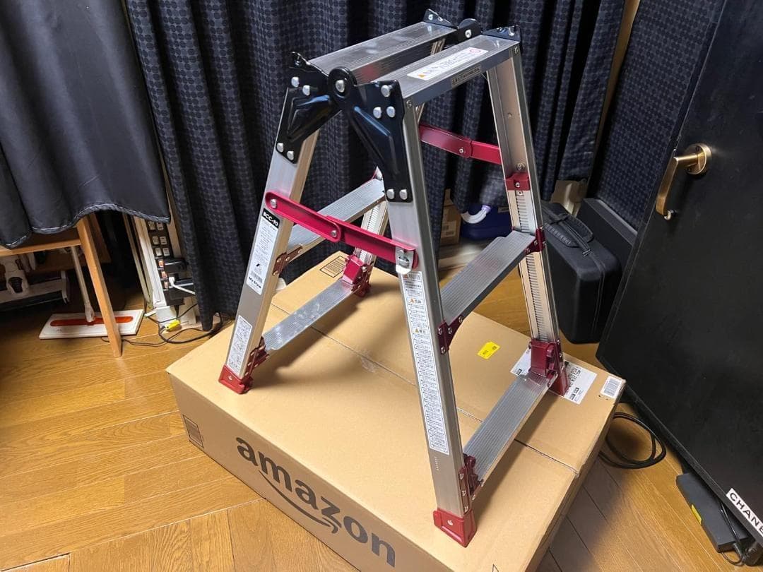 Aピカ(PiCa) ピカコーポレイション 脚立 伸縮 はしご兼用脚立 四脚アジャ
