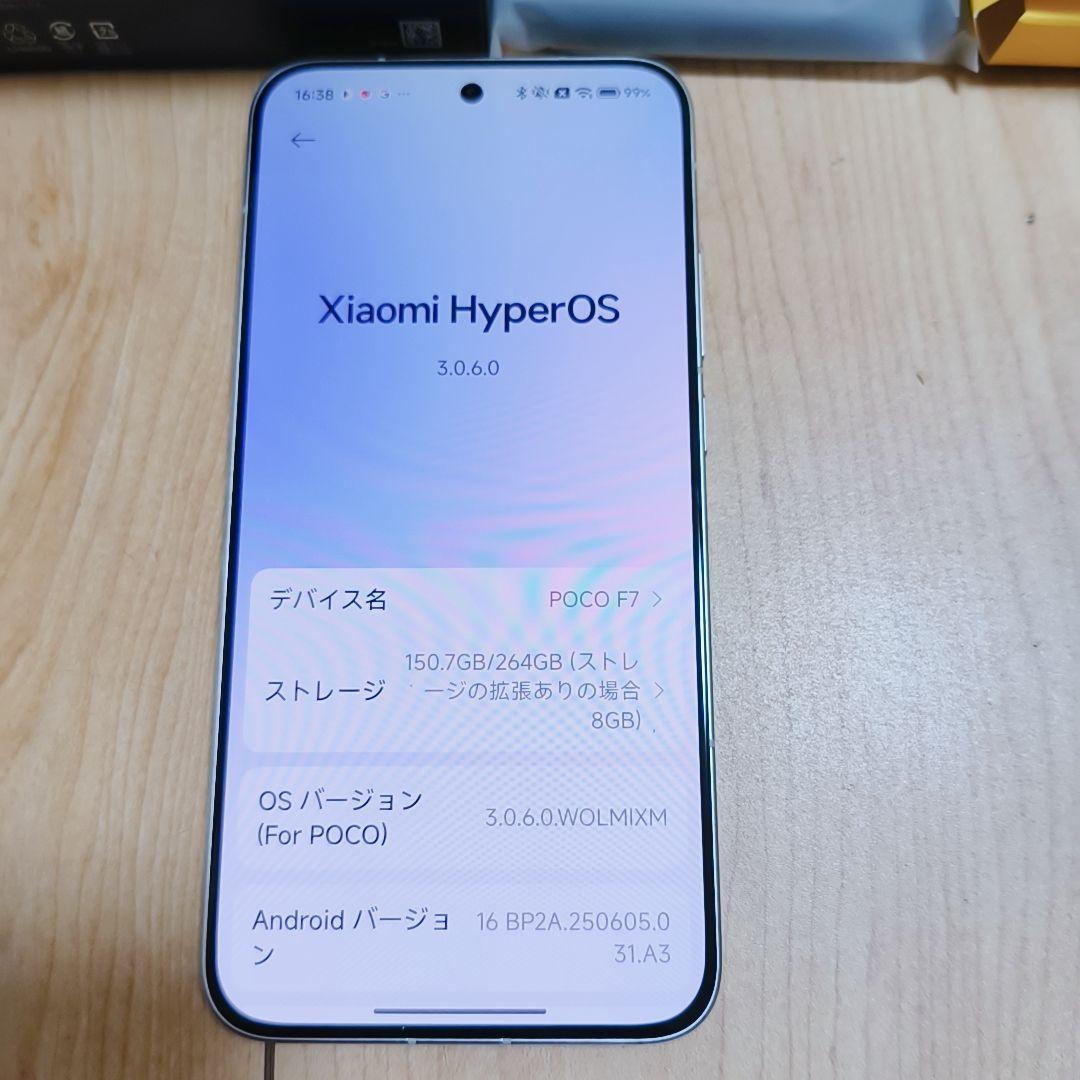 Xiaomi poco f7 256gb 日本版 Sim フリー